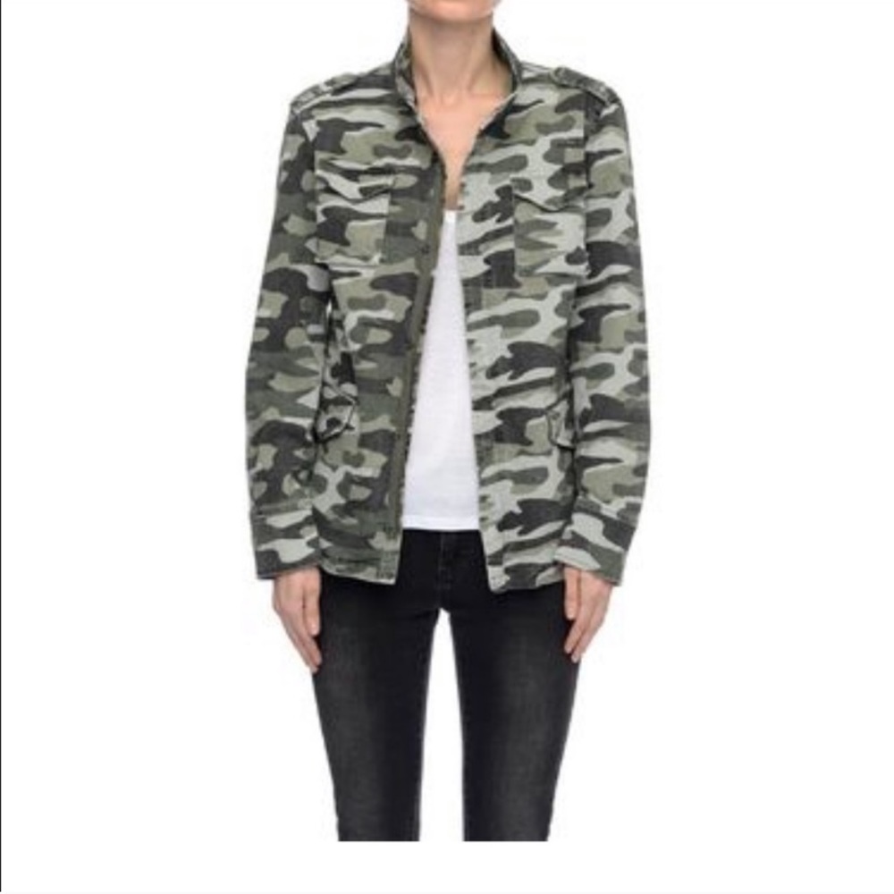 Anine Bing Camouflage Utility Jacket